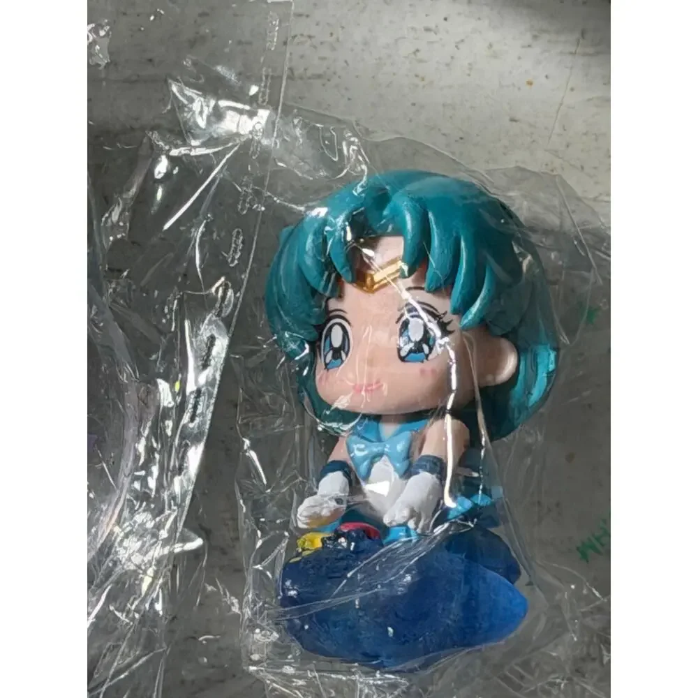 Anime Sailor Moon six piece figurines with stands cake decorations
